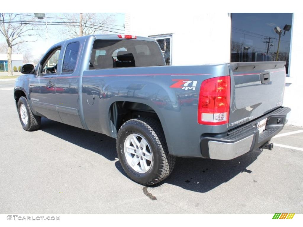 Stealth Gray Metallic 2008 GMC Sierra 1500 SLE Extended Cab 4x4 Exterior Photo #47247776