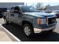 2008 Stealth Gray Metallic GMC Sierra 1500 SLE Extended Cab 4x4  photo #7