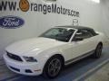 2010 Performance White Ford Mustang V6 Convertible  photo #1