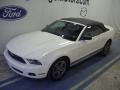 2010 Performance White Ford Mustang V6 Convertible  photo #2