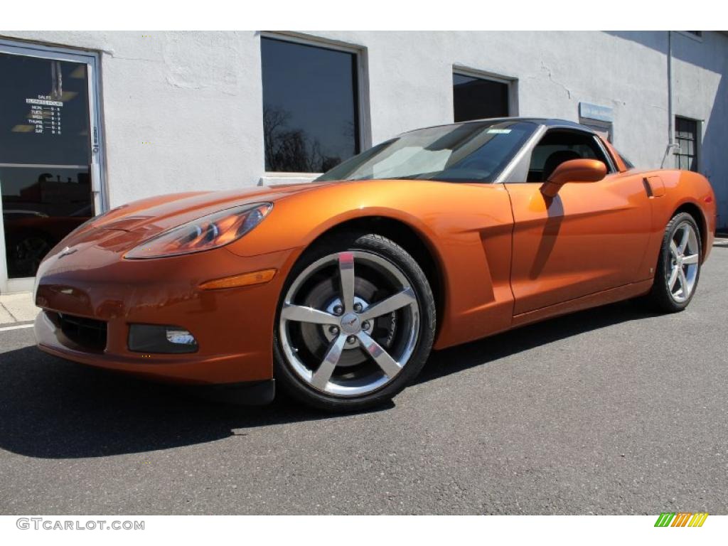 Atomic Orange Metallic 2008 Chevrolet Corvette Coupe Exterior Photo #47248022