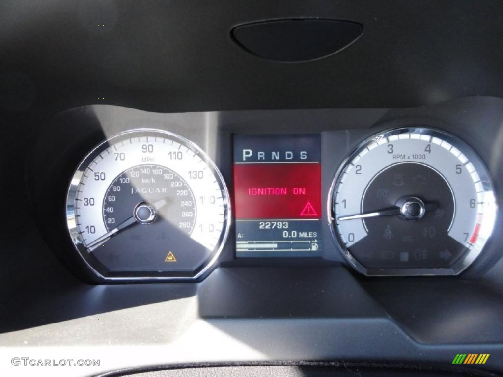 2009 Jaguar XF Supercharged Gauges Photo #47248040