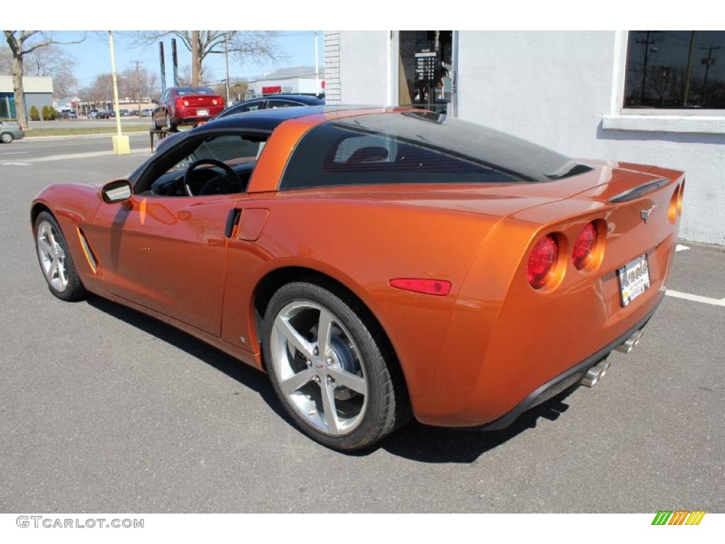 Atomic Orange Metallic 2008 Chevrolet Corvette Coupe Exterior Photo #47248049