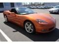 Atomic Orange Metallic 2008 Chevrolet Corvette Coupe Exterior