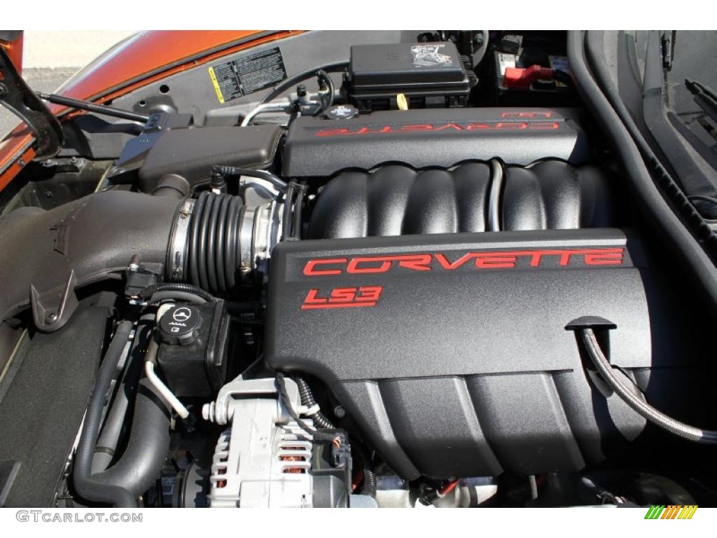2008 Chevrolet Corvette Coupe 6.2 Liter OHV 16-Valve LS3 V8 Engine Photo #47248094