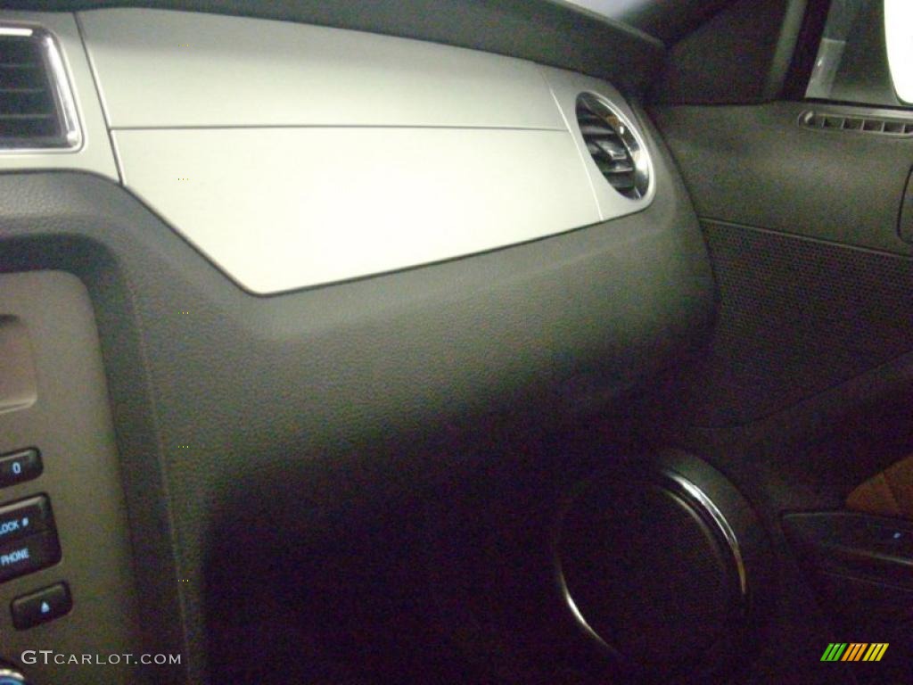 2010 Mustang V6 Convertible - Performance White / Saddle photo #27