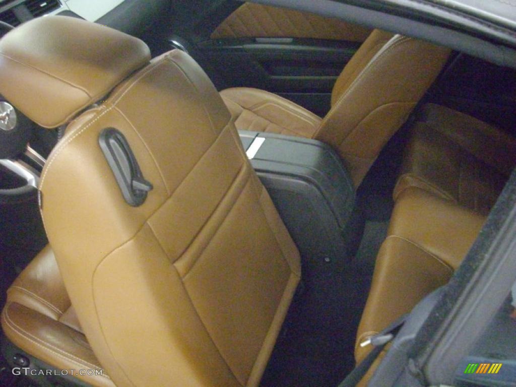 2010 Mustang V6 Convertible - Performance White / Saddle photo #36
