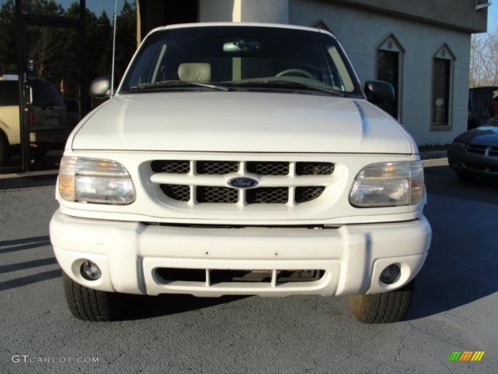 1999 Explorer Limited - White Pearl Tri Coat Metallic / Medium Prairie Tan photo #2