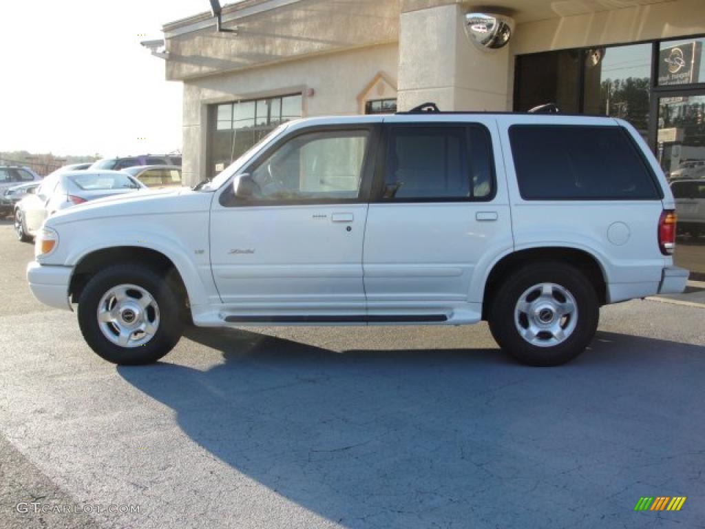 1999 Explorer Limited - White Pearl Tri Coat Metallic / Medium Prairie Tan photo #3