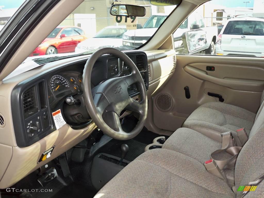 2003 Silverado 2500HD LS Extended Cab 4x4 - Summit White / Tan photo #4