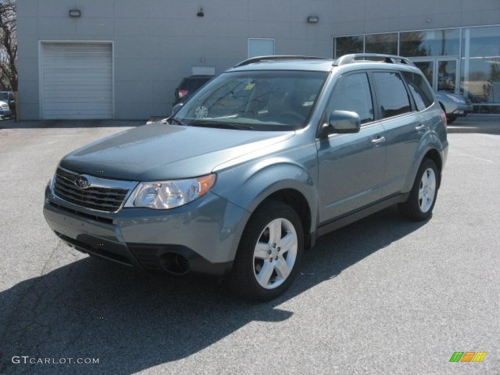 Sage Green Metallic 2009 Subaru Forester 2.5 X Premium Exterior Photo #47249228