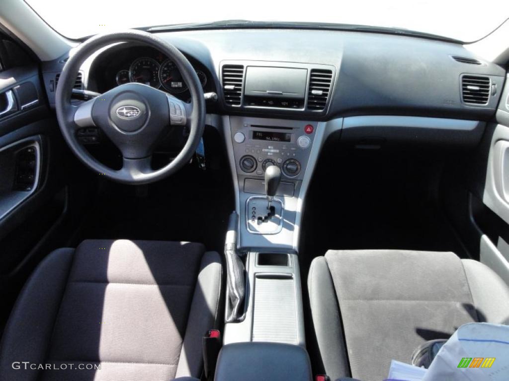 2009 Subaru Legacy 2.5i Sedan Off Black Dashboard Photo #47249624