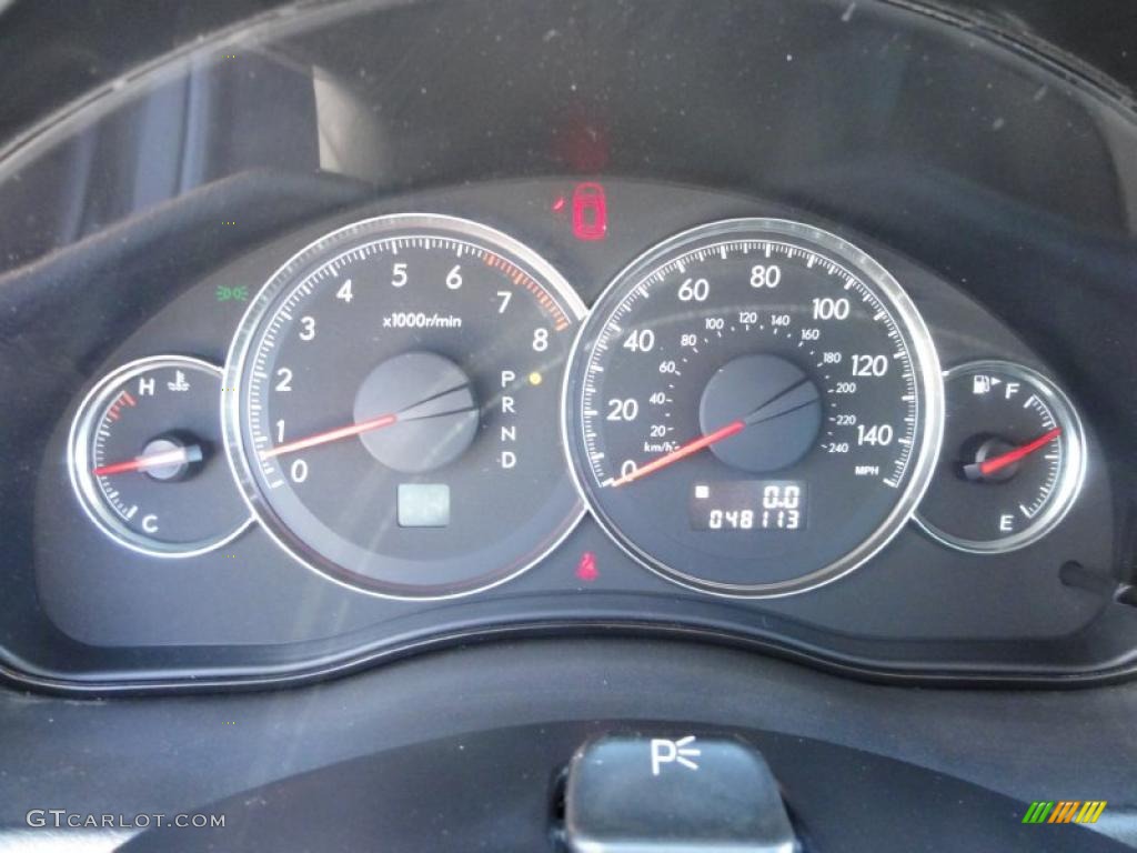 2009 Subaru Legacy 2.5i Sedan Gauges Photo #47249675