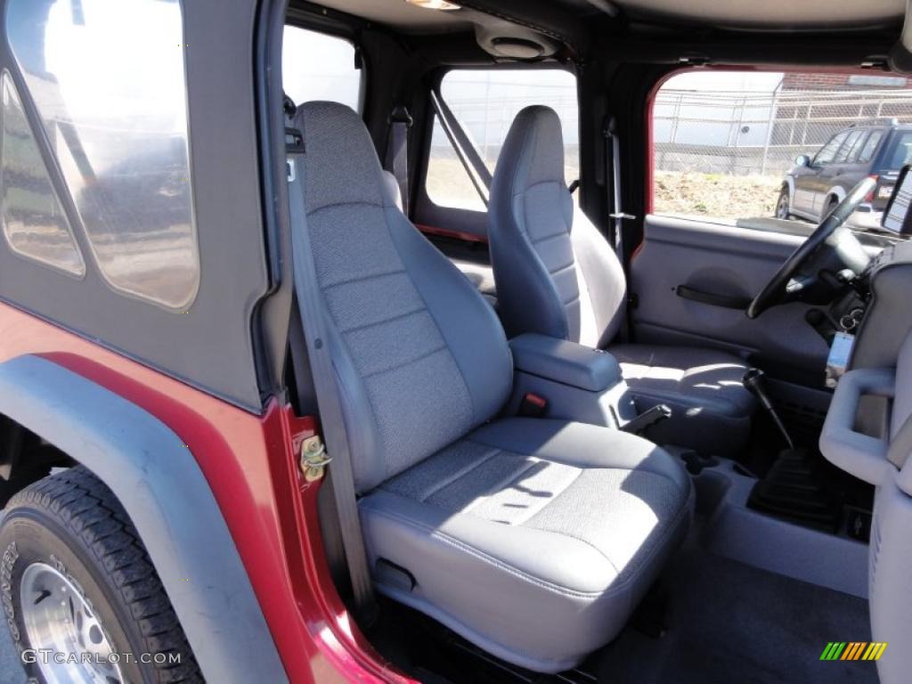 Gray Interior 1998 Jeep Wrangler Sport 4x4 Photo #47249885