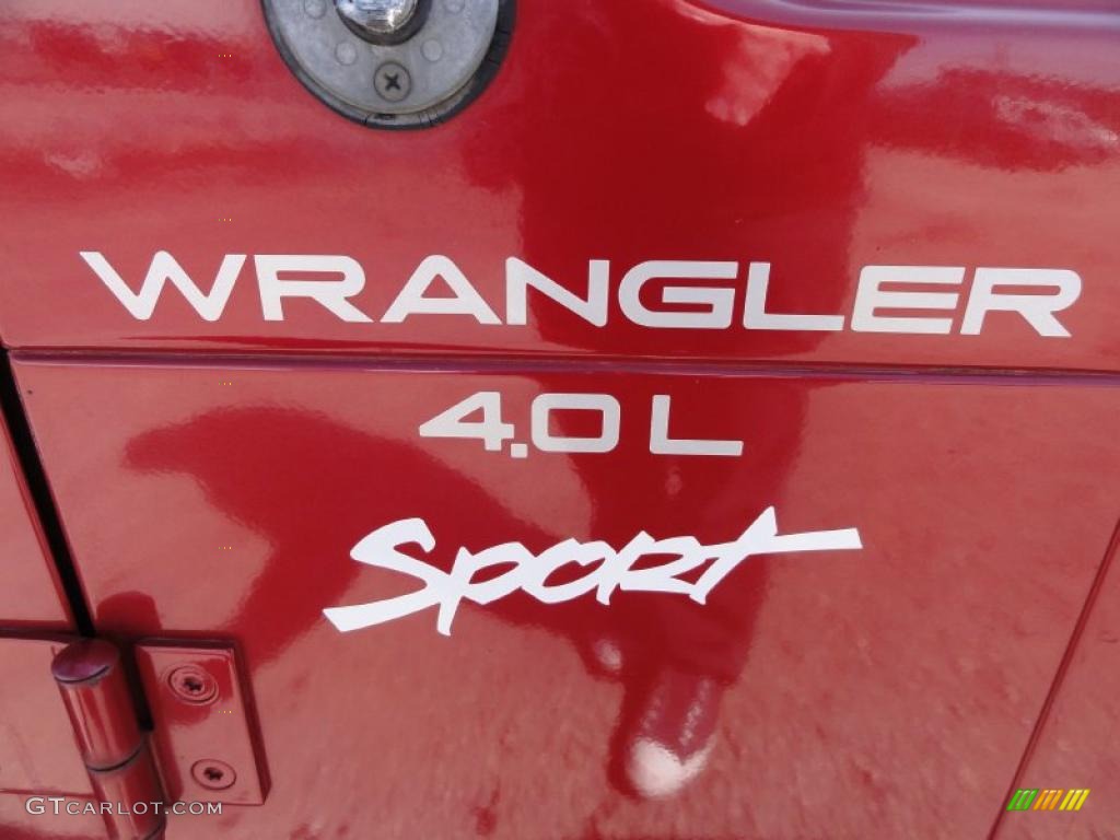 1998 Jeep Wrangler Sport 4x4 Marks and Logos Photos
