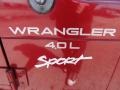 1998 Jeep Wrangler Sport 4x4 Badge and Logo Photo