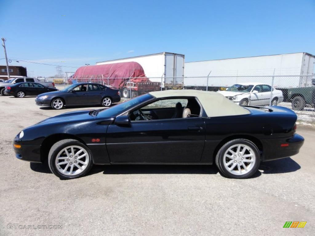 Onyx Black 2000 Chevrolet Camaro Z28 SS Convertible Exterior Photo #47250716