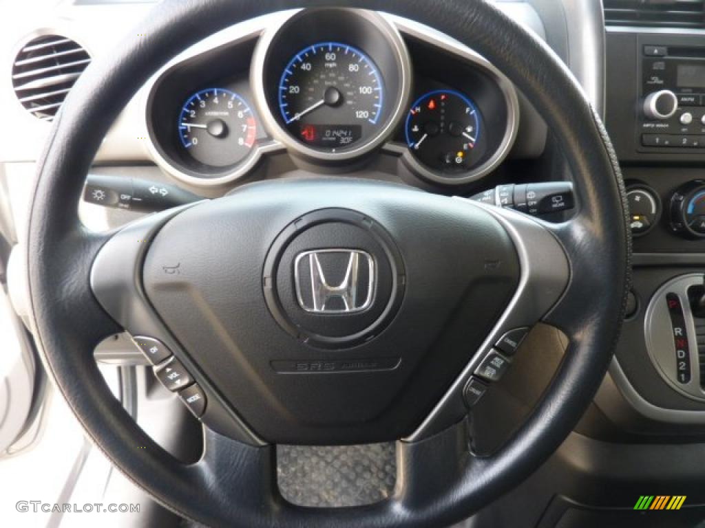 2009 Honda Element EX AWD Gray Steering Wheel Photo #47252543