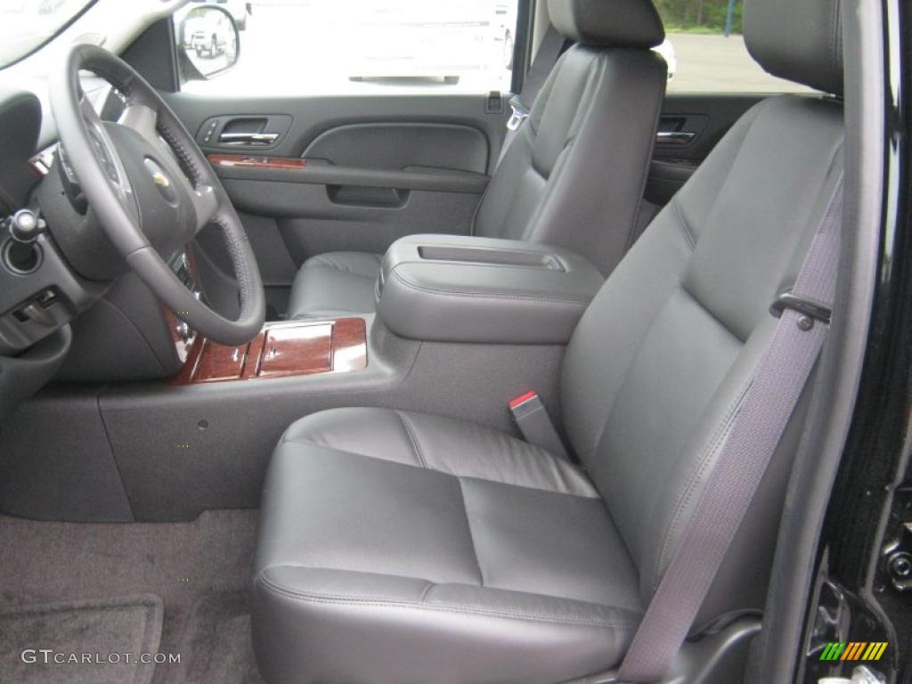 Ebony Interior 2011 Chevrolet Tahoe LTZ Photo #47252894