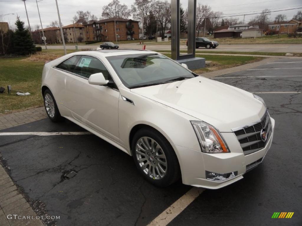 White Diamond Tricoat 2011 Cadillac CTS 4 AWD Coupe Exterior Photo #47253284