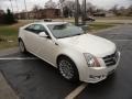 2011 White Diamond Tricoat Cadillac CTS 4 AWD Coupe  photo #3