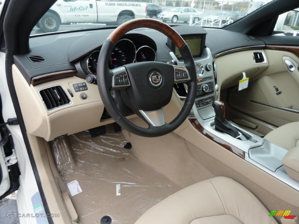 Cashmere/Cocoa Interior 2011 Cadillac CTS 4 AWD Coupe Photo #47253368
