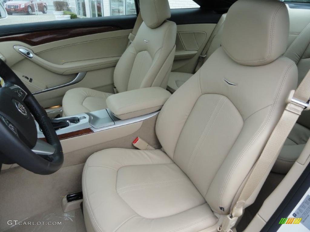 Cashmere/Cocoa Interior 2011 Cadillac CTS 4 AWD Coupe Photo #47253380