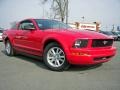 2008 Torch Red Ford Mustang V6 Deluxe Coupe  photo #23