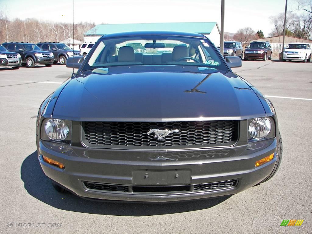 2008 Mustang V6 Premium Coupe - Alloy Metallic / Medium Parchment photo #2