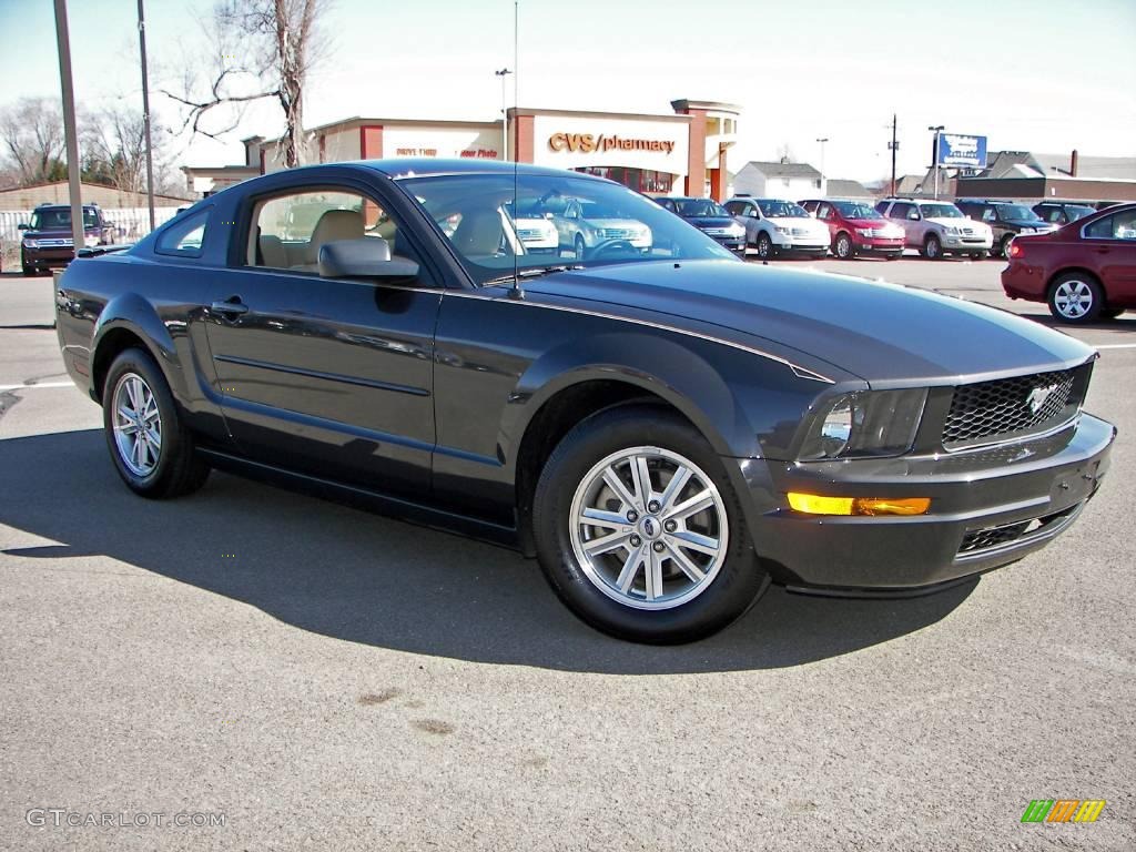 2008 Mustang V6 Premium Coupe - Alloy Metallic / Medium Parchment photo #3