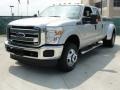 2011 Ingot Silver Metallic Ford F350 Super Duty XLT Crew Cab 4x4 Dually  photo #7