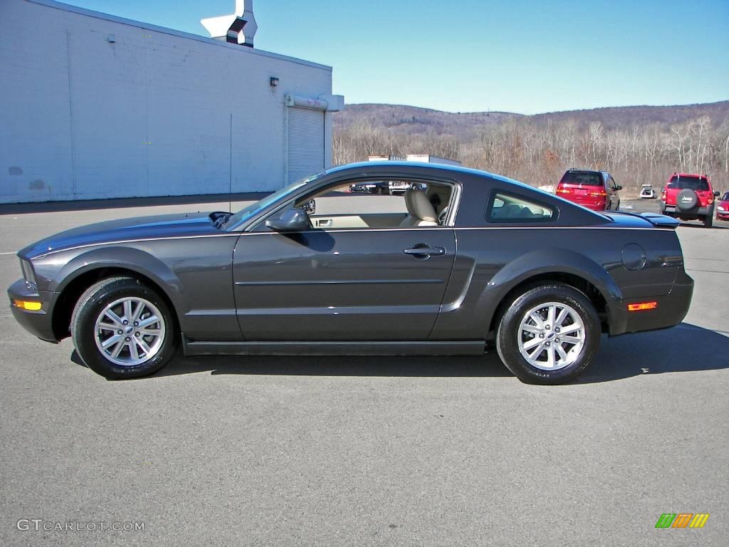2008 Mustang V6 Premium Coupe - Alloy Metallic / Medium Parchment photo #8