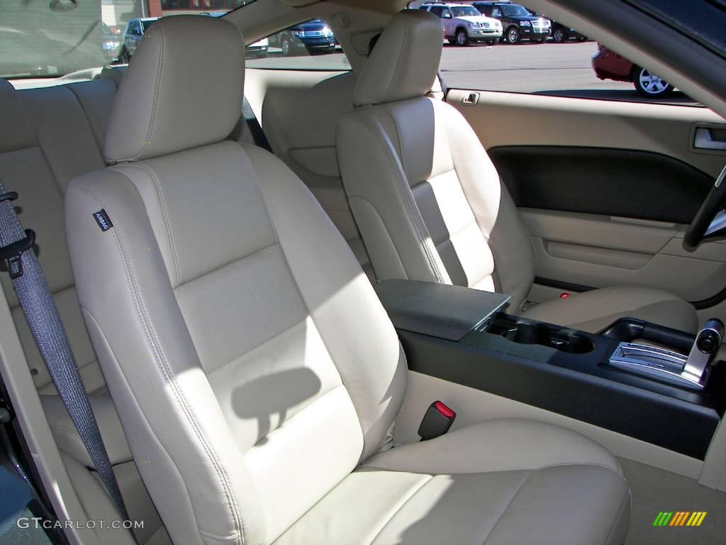 2008 Mustang V6 Premium Coupe - Alloy Metallic / Medium Parchment photo #16