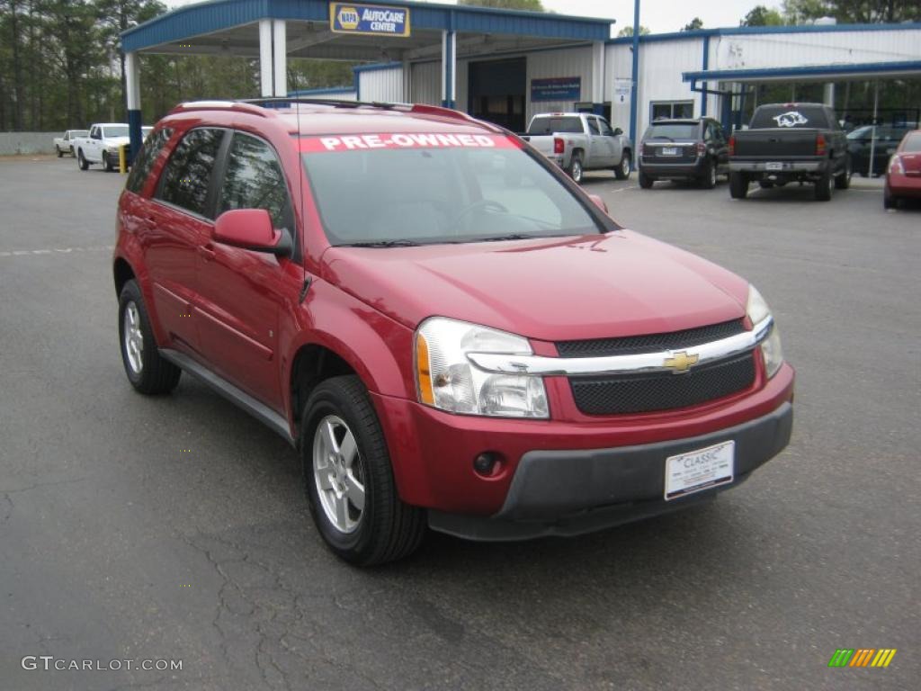 2006 Equinox LT - Salsa Red Metallic / Light Cashmere photo #7
