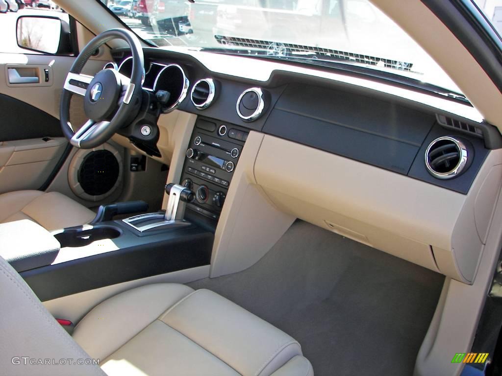 2008 Mustang V6 Premium Coupe - Alloy Metallic / Medium Parchment photo #17