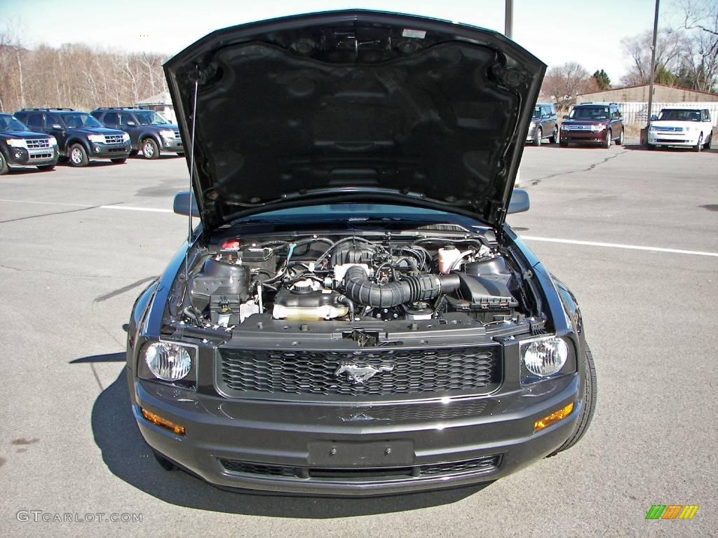 2008 Mustang V6 Premium Coupe - Alloy Metallic / Medium Parchment photo #21