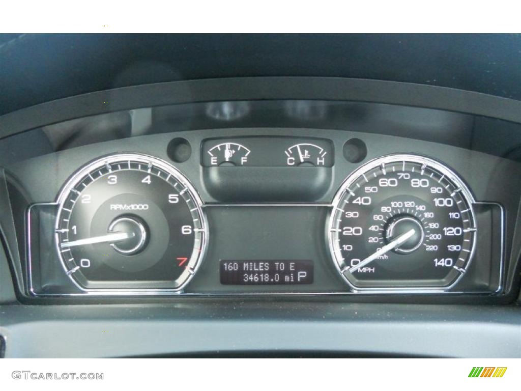 2009 Lincoln MKS AWD Sedan Gauges Photo #47254649