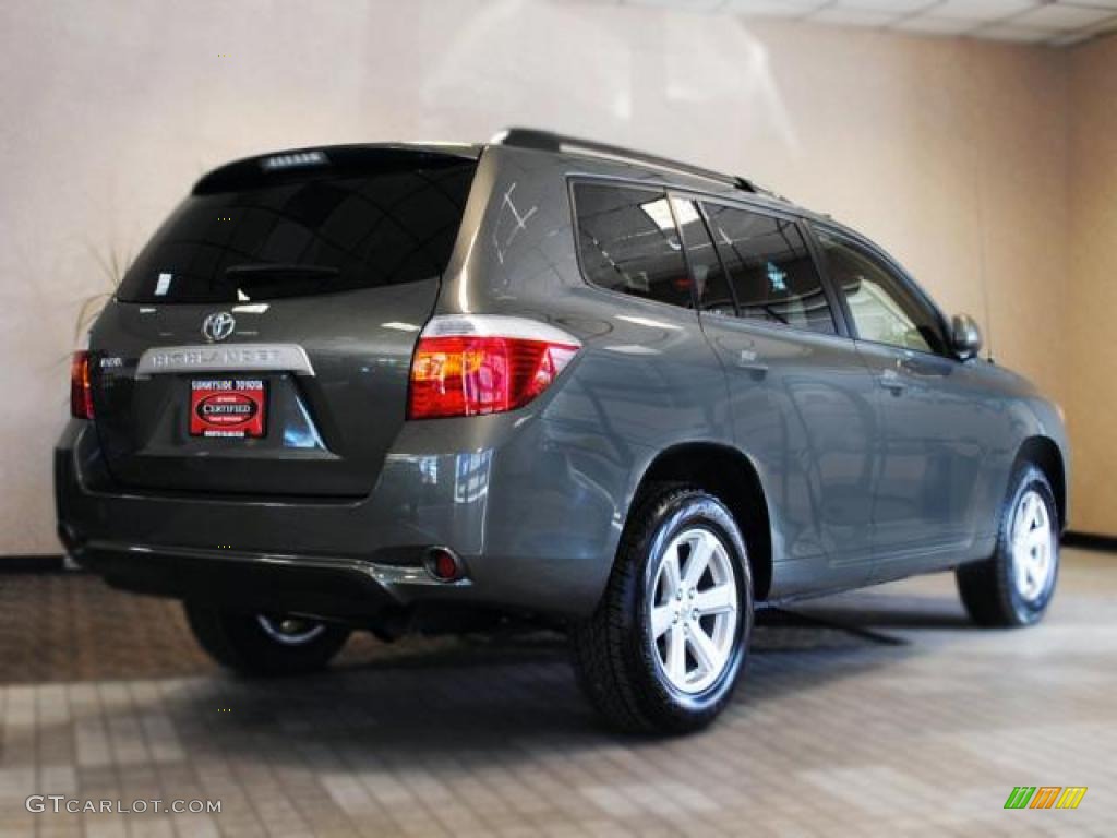 2009 Highlander  - Cypress Green Pearl / Sand Beige photo #8