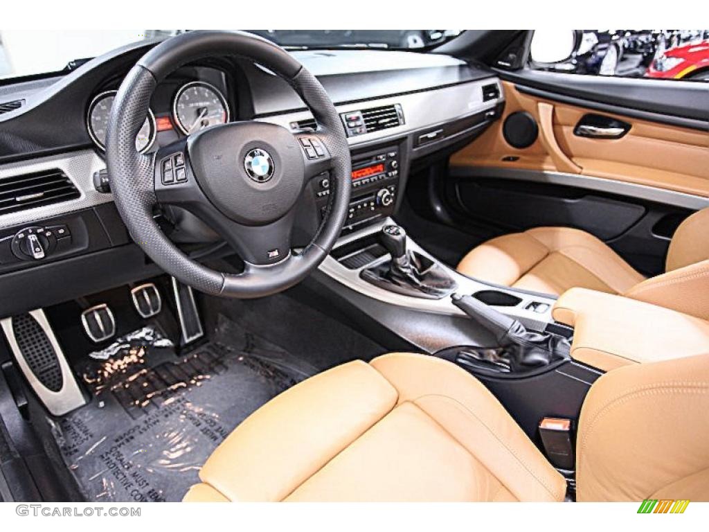 Saddle Brown Dakota Leather Interior 2011 BMW 3 Series 335is Convertible Photo #47255471