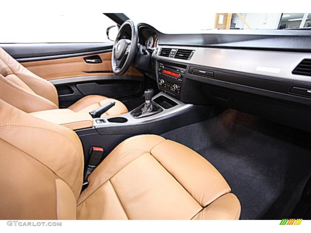 Saddle Brown Dakota Leather Interior 2011 BMW 3 Series 335is Convertible Photo #47255486