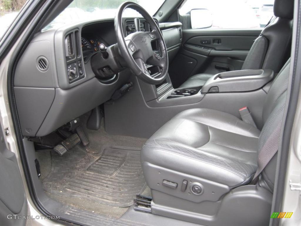 Dark Charcoal Interior 2005 Chevrolet Silverado 3500 LT Crew Cab Dually Photo #47255723
