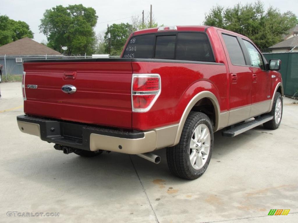 Red Candy Metallic 2011 Ford F150 Lariat SuperCrew Exterior Photo #47256908