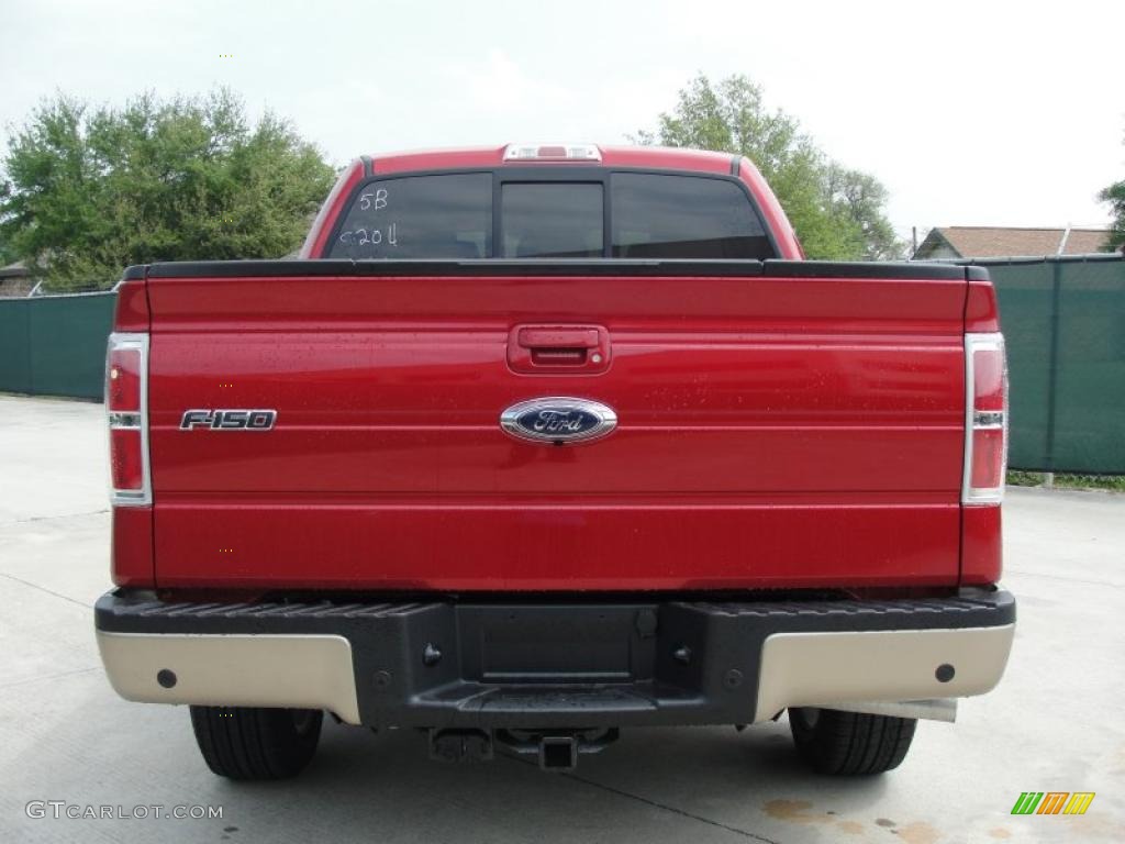 Red Candy Metallic 2011 Ford F150 Lariat SuperCrew Exterior Photo #47256923