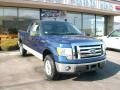 2009 Blue Flame Metallic Ford F150 XLT SuperCab 4x4  photo #2