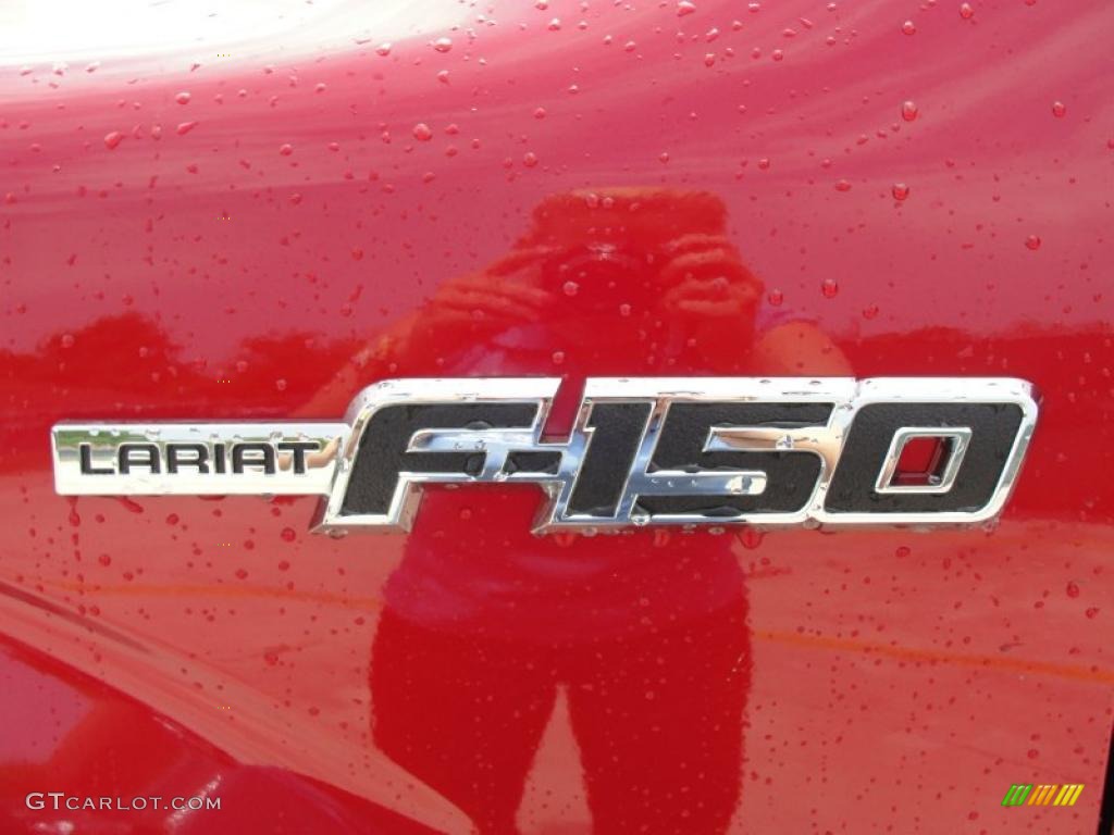 2011 F150 Lariat SuperCrew - Red Candy Metallic / Pale Adobe photo #12