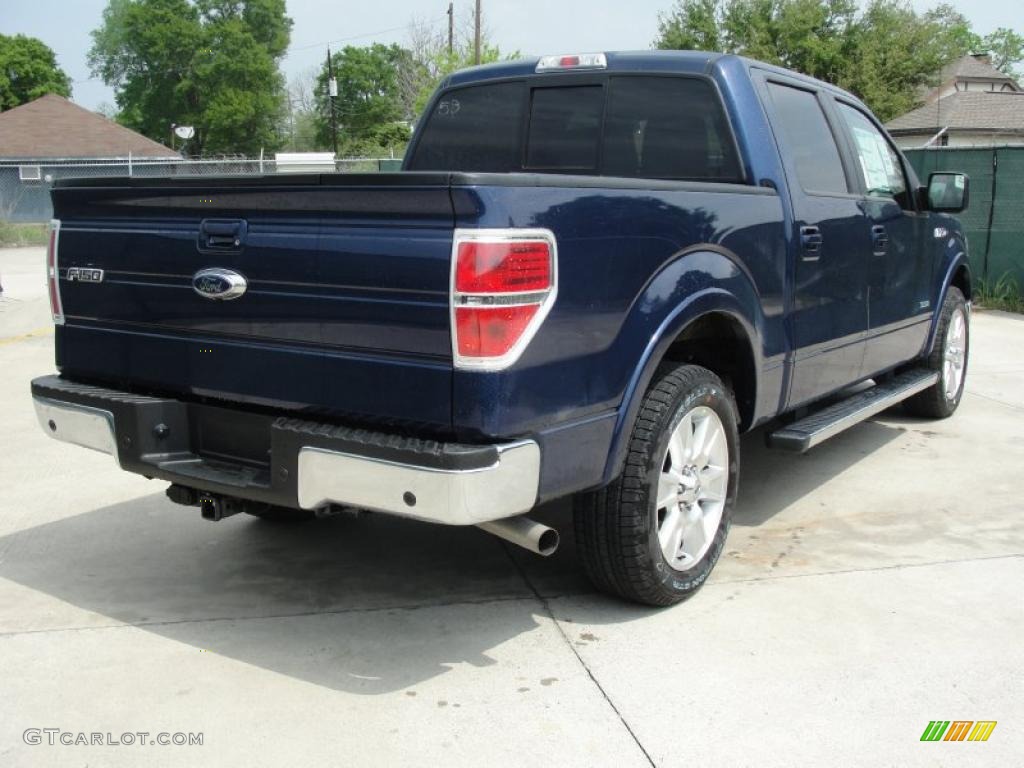 Dark Blue Pearl Metallic 2011 Ford F150 Lariat SuperCrew Exterior Photo #47257487