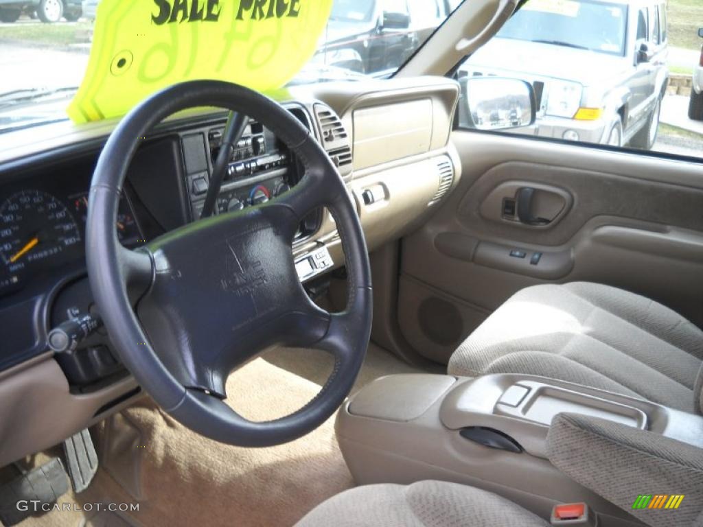 1997 Sierra 1500 SLE Extended Cab 4x4 - Laguna Green Metallic / Neutral photo #16