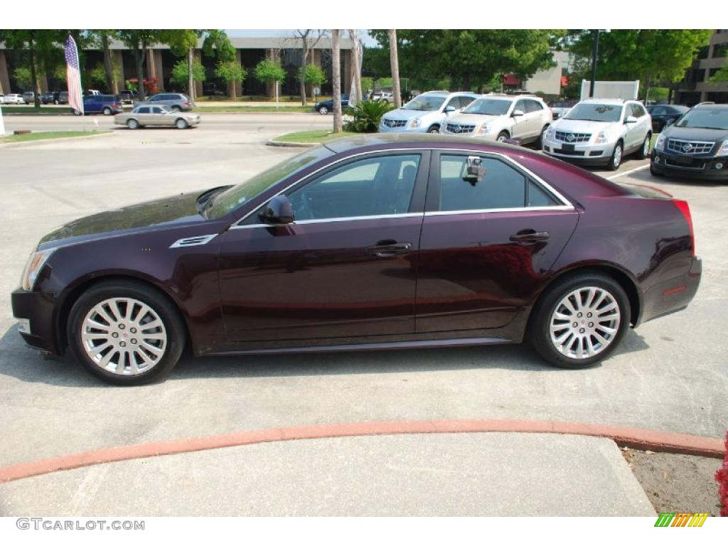 Black Cherry 2010 Cadillac CTS 3.6 Sedan Exterior Photo #47258318