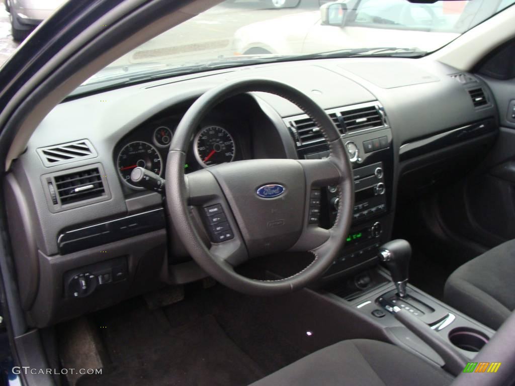 2009 Fusion SEL V6 - Dark Blue Ink Metallic / Charcoal Black photo #16