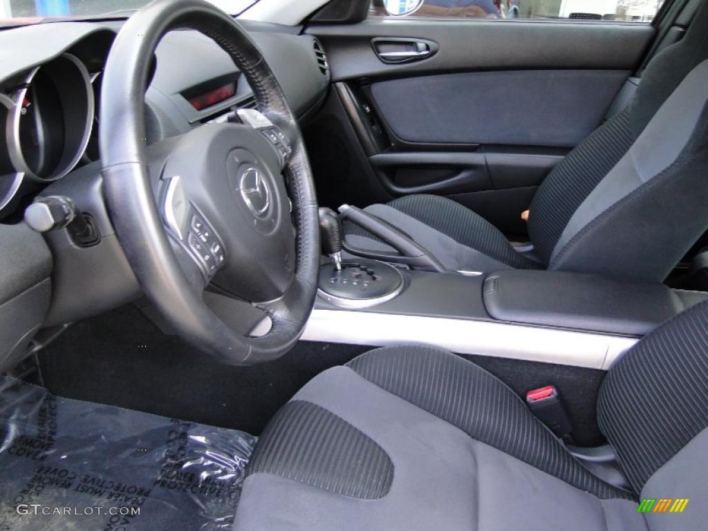 Black Interior 2005 Mazda RX-8 Sport Photo #47258690